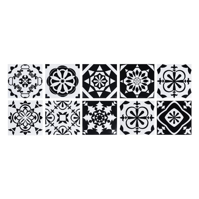 10pcs Keramická Samolepiaca Samolepka Na Stenu Tapeta Diy Kuchyňa Kúpeľňa Pvc Nálepka