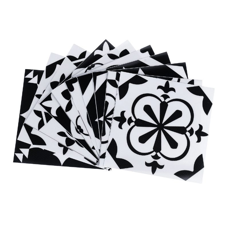 10pcs Keramická Samolepiaca Samolepka Na Stenu Tapeta Diy Kuchyňa Kúpeľňa Pvc Nálepka