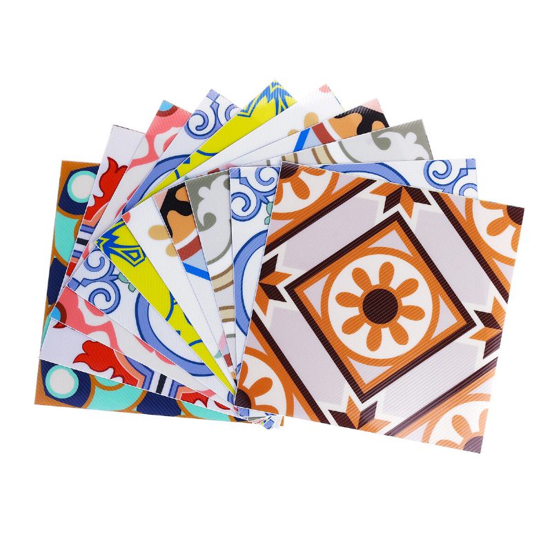 10pcs Keramická Samolepiaca Samolepka Na Stenu Tapeta Diy Kuchyňa Kúpeľňa Pvc Nálepka