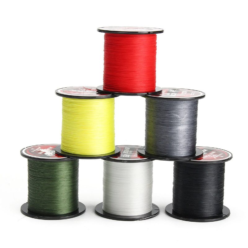 300m Super Strong 4 Vlákna Pe Spectra Pletené Drôtené Lano Morské Rybárske Vlasce 8-60lb