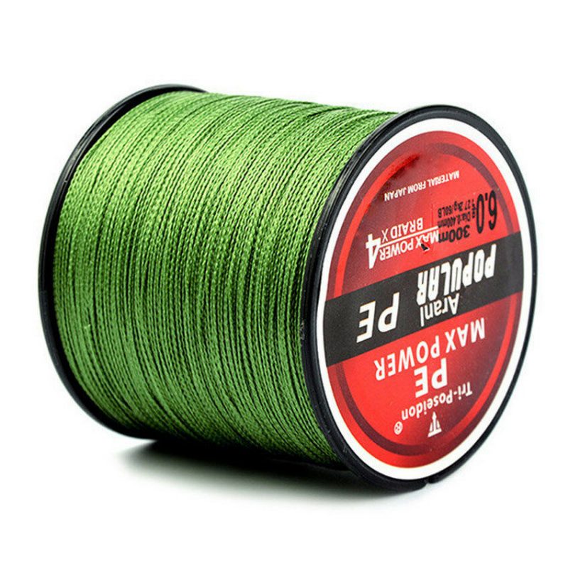 300m Super Strong 4 Vlákna Pe Spectra Pletené Drôtené Lano Morské Rybárske Vlasce 8-60lb