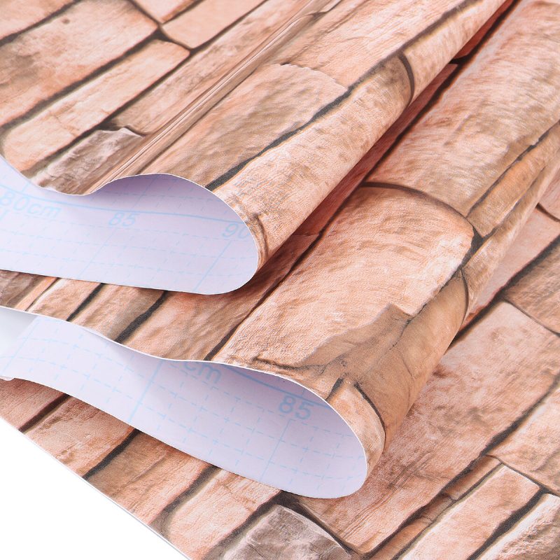45 X 100 cm 3d Papierová Nálepka Z Kamenných Tehál Kuchyňa Kúpeľňa Vodotesné Pvc Home