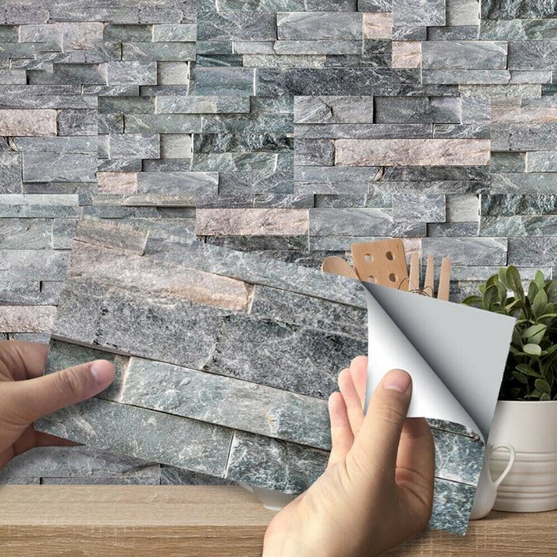 9ks Nálepky Na Kuchynské Dlaždice Mozaikové Tapety Kúpeľňa Samolepiaca Dekorácia Home Diy