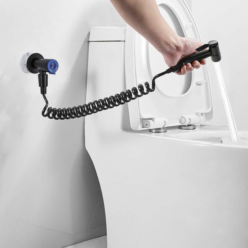 Nerezová Ručná Sprcha Bidetová Sprchová Hlavica Wc Adaptérová Hadica