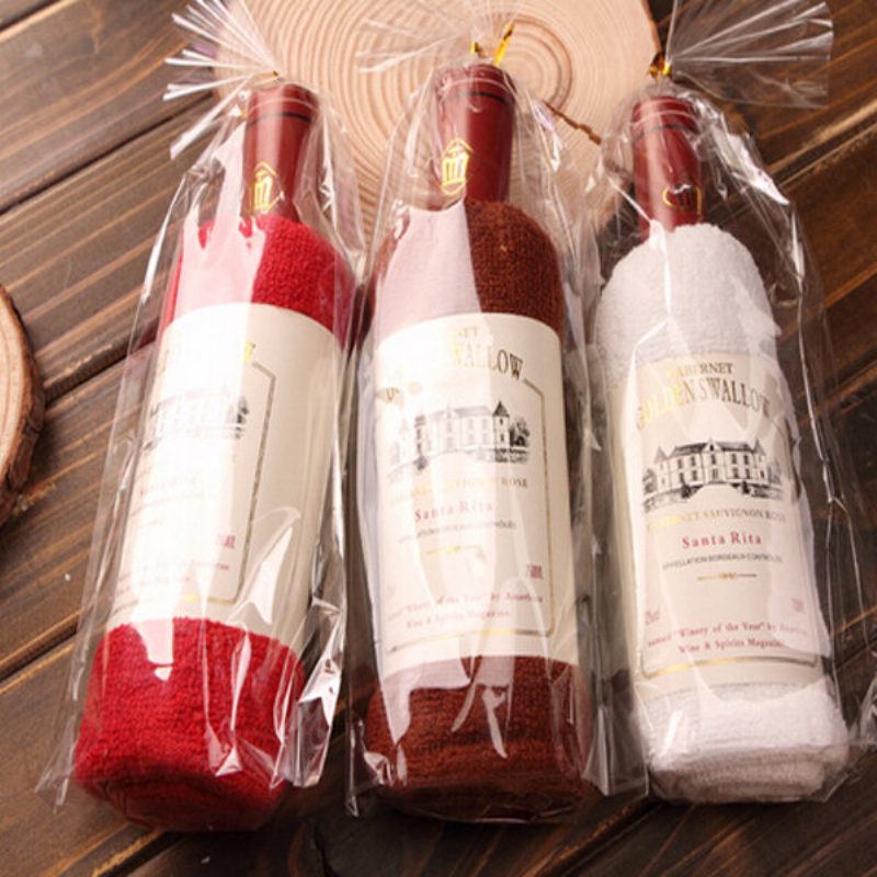34 X 72 cm Vrecúška Z Mikrovlákna Savý Uterák Na Víno V Tvare Utierky Festival Valentine Weeding Gift Party Dekor