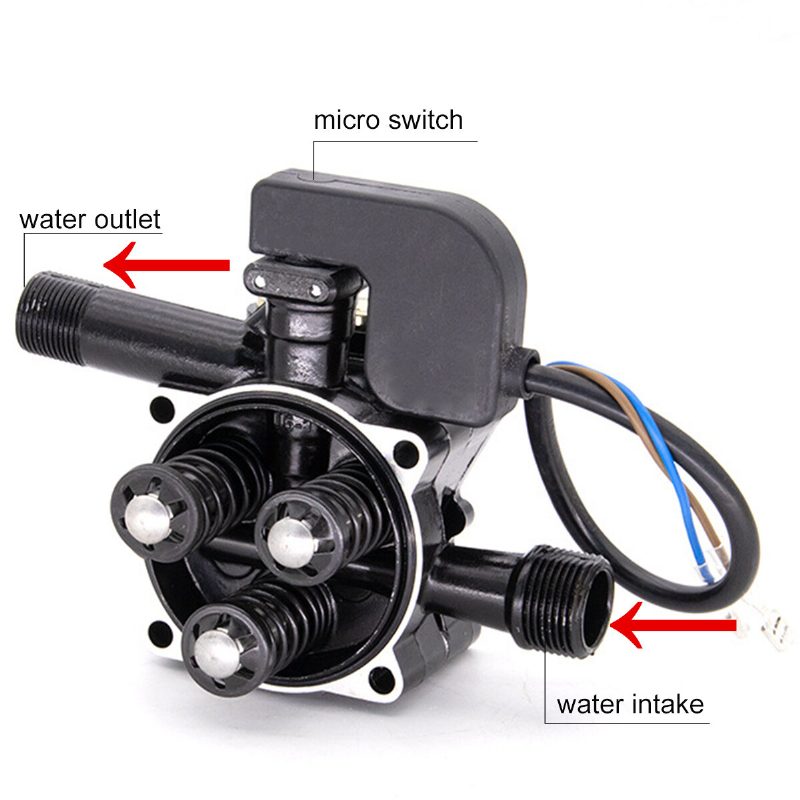 2500w 2900psi Maloblokové Elektrické Vodné Čerpadlo Veľkoobjemový Prietok Čierna