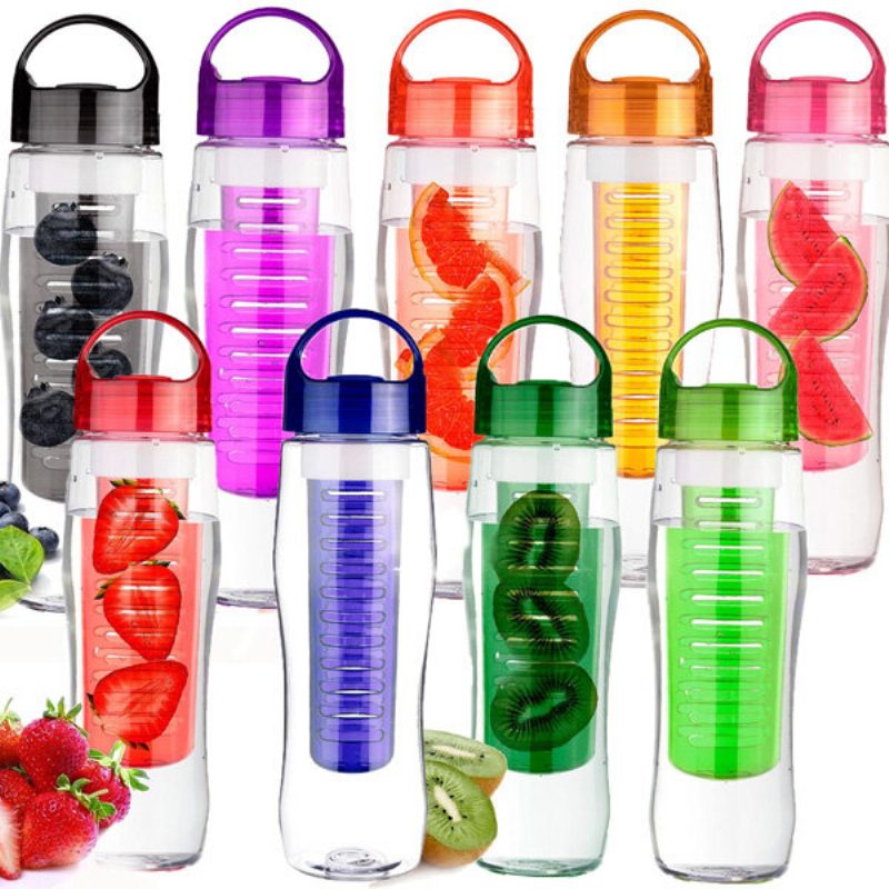 700ml Športový Plastový Infuzér Na Fľašu Na Vodu Odšťavovač S Filtrom Bez Bpa
