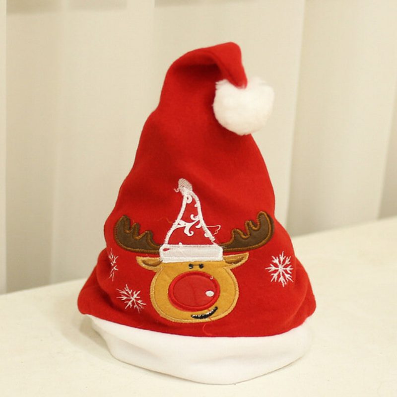 Dospelé Deti Vianočné Čiapky Santa Snehuliak Čiapka Soba Noel Na Festivalový Vianočný Večierok Vianočná Dekorácia Kostým