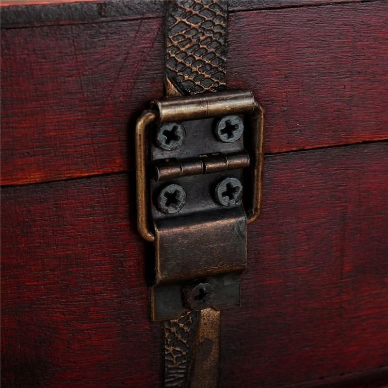 Veľká Vintage Drevená Darčeková Krabička Na Darčekové Cukrovinky Na Šperky Na Svadobnú Párty