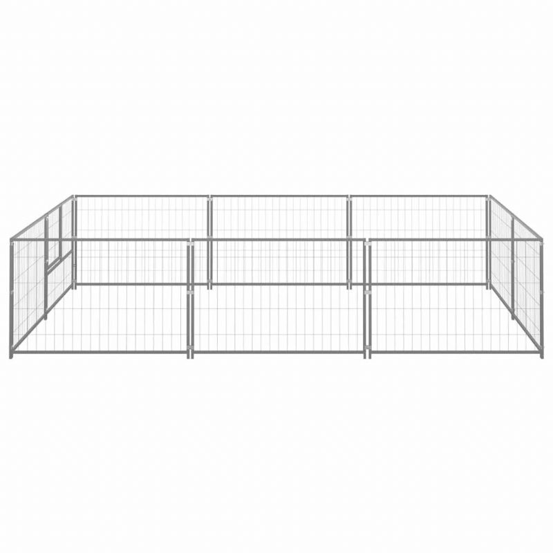 Chovateľská Stanica Pre Psov Strieborná 64.6 Ft² Oceľ