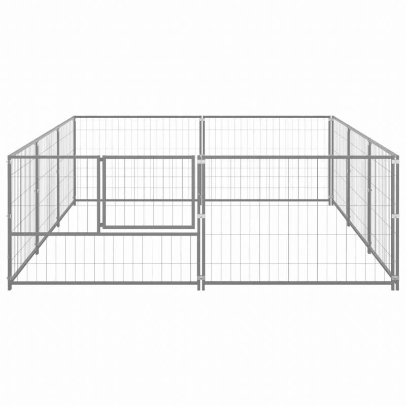 Chovateľská Stanica Pre Psov Strieborná 64.6 Ft² Oceľ