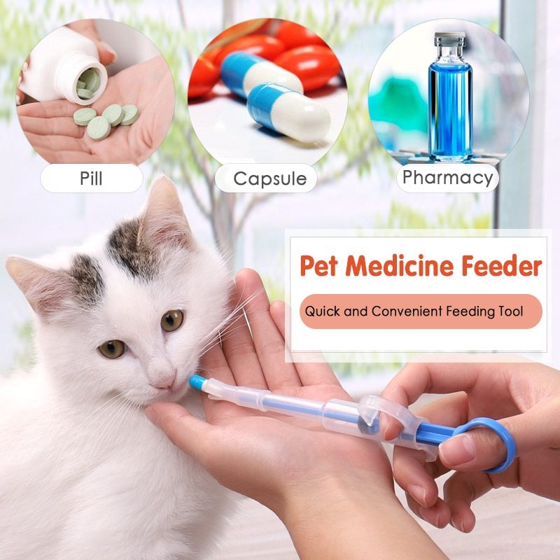 Pet Medicine Striekačka Vodná Tableta Pilulka Pištoľová