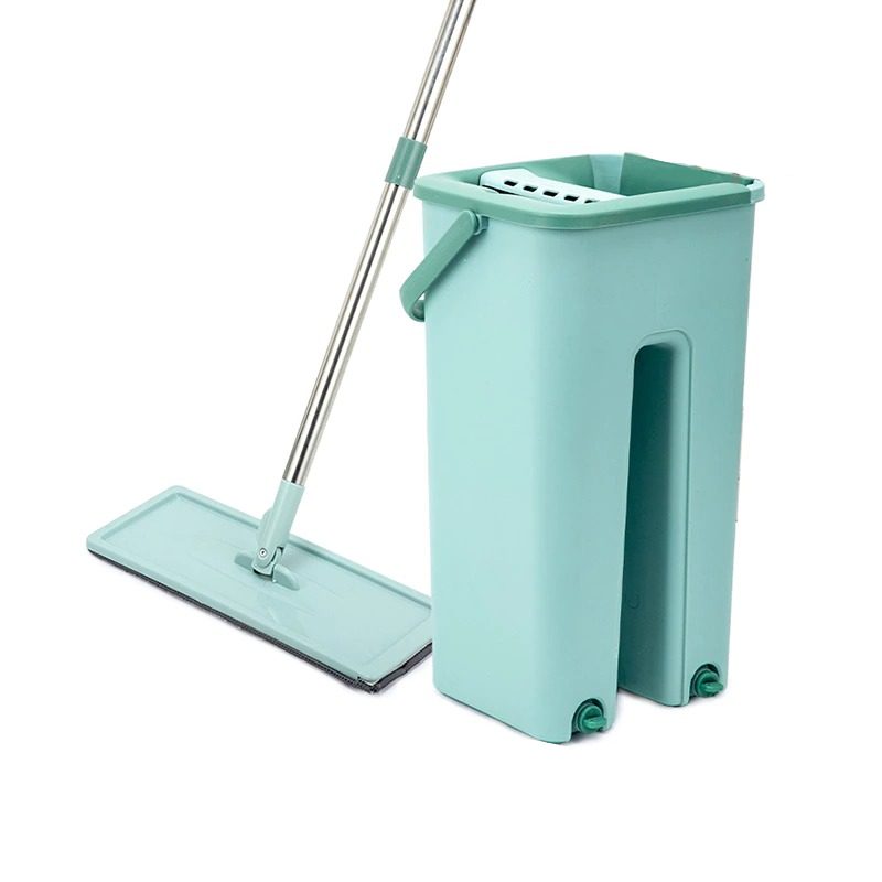 Ploché Vedierko Na Mop Žmýkacie Podložky Na Čistenie Podláh Z Mikrovlákna