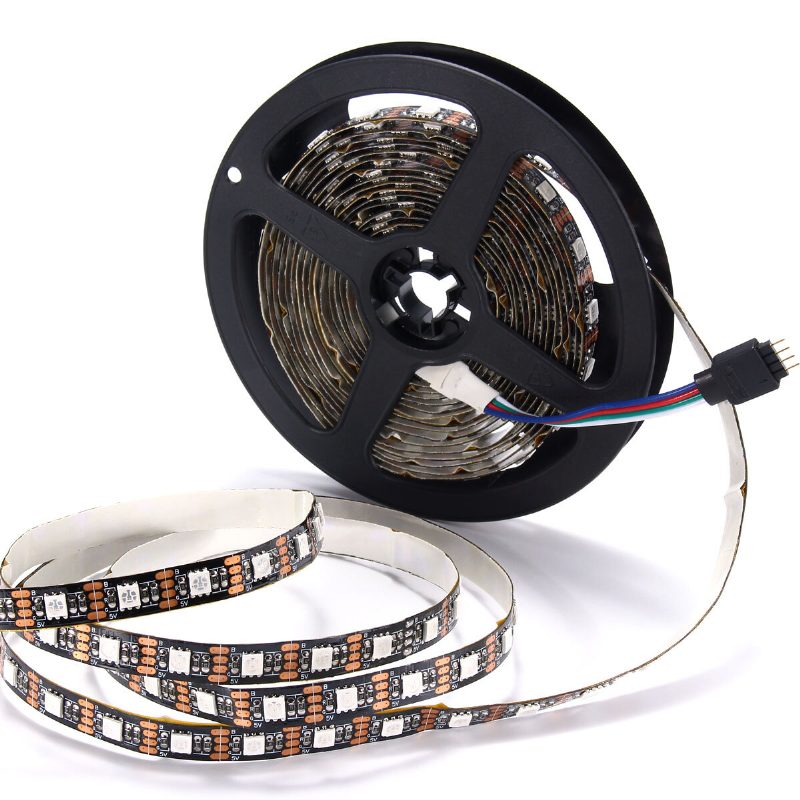 0.5/1/2/3/4/5m Smd5050 Rgb Led Pásik So Súpravou Na Podsvietenie Tv + Diaľkové Ovládanie Usb Dc5v
