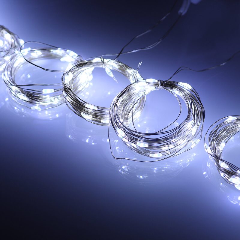 100/200/300 Led Okenné Závesové Svetlá Usb Vodotesné Rozprávkové Reťazové Dekoratívne Vianočné Trblietavé Pre Večierky V Spálni Svadobné Kulisy Na Terasu A Nástenné Dekorácie – 8 Režimov S Háčikom