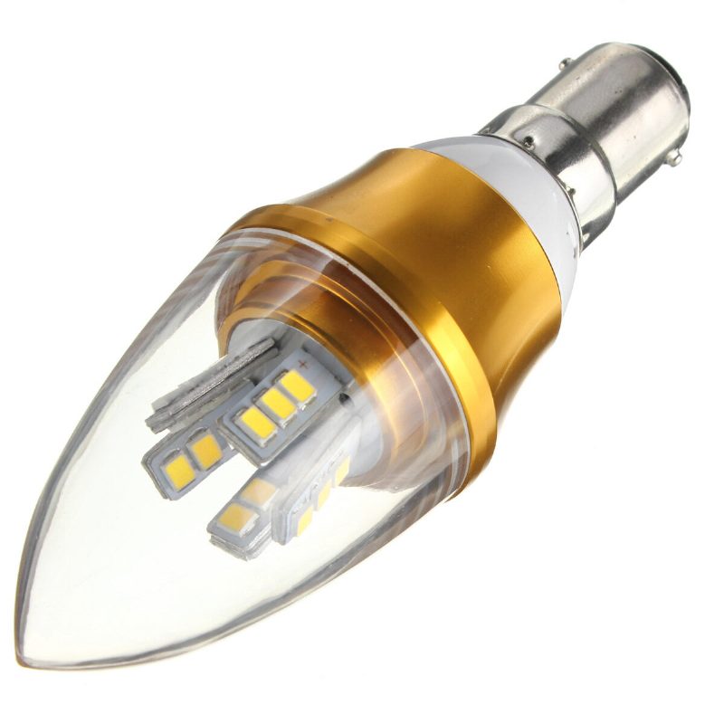 10w 220v E27 E14 E12 B22 B15 Stmievateľná Led Žiarovka V Tvare Sviečky Pre Domáce Lustre Nástenná Lampa Na Stôl