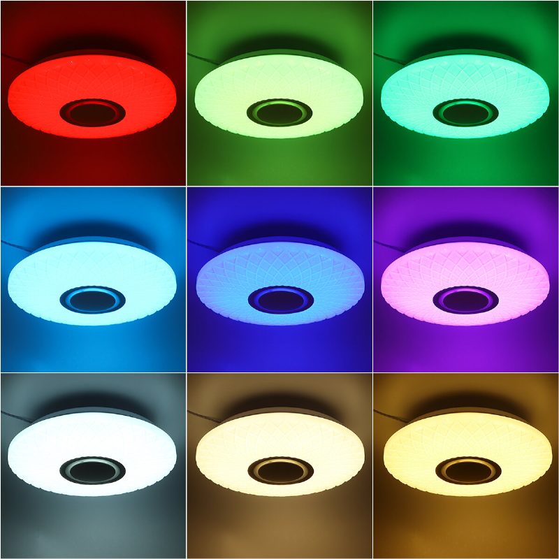 112led Moderné Stmievateľné Plnofarebné Rgb Led Wifi Stropné Svietidlo S Diaľkovým Ovládaním App
