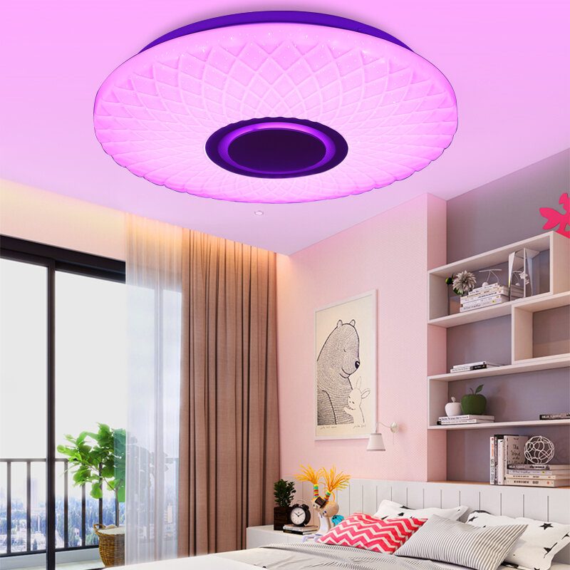 112led Moderné Stmievateľné Plnofarebné Rgb Led Wifi Stropné Svietidlo S Diaľkovým Ovládaním App