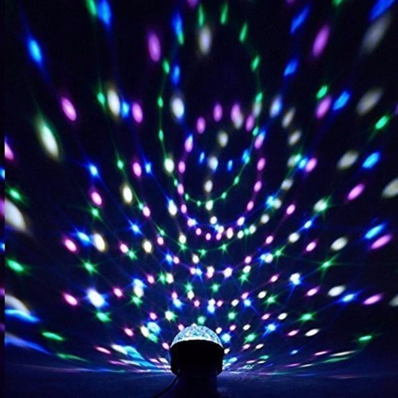12w Bluetooth Hlasové Ovládanie Led Magic Ball Stage Lamp Farebná Mp3 Diskotéka S Diaľkovým Ovládačom