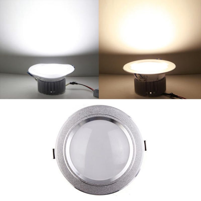 12w Led Stropné Zapustené Svietidlo Stmievateľné 220v + Driver