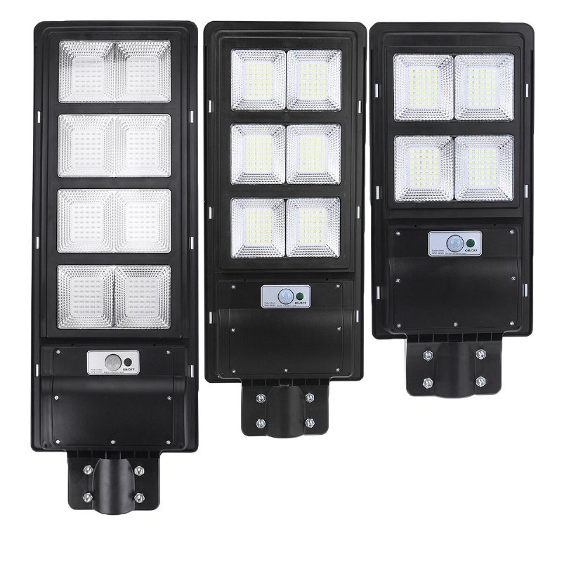 140/210/280led 60/90/120w Solárne Pouličné Osvetlenie Vonkajšie Indukčné Senzorové Záhradné Svietidlo + Diaľkové