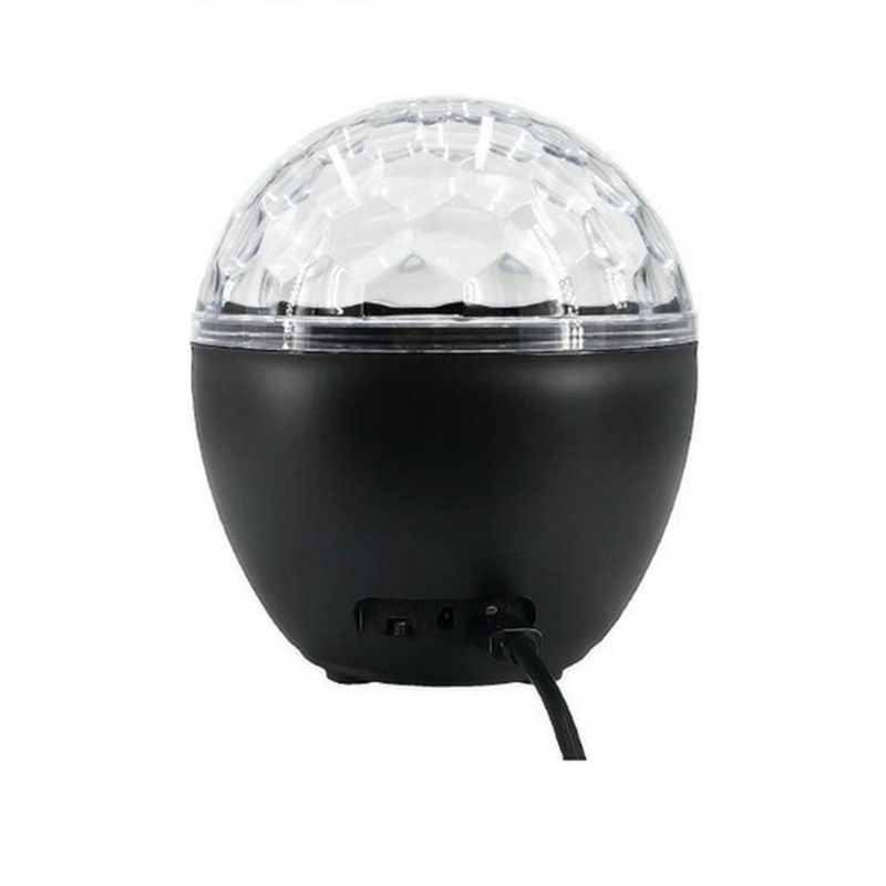 16 Farieb Bluetooth Reproduktor Disco Guľa Mini Hudba Zvuková Scéna Svetlo Diaľkové Ovládanie Prenosný Projektor Klubová Párty