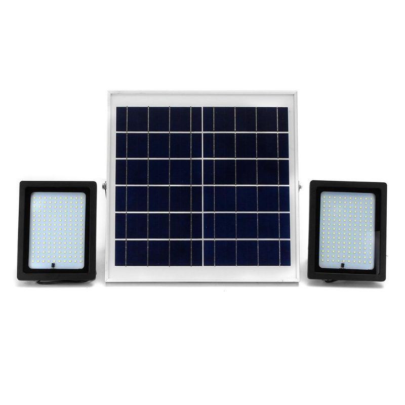 2 Ks 20w Vodotesné 150 Led Svetlo Na Diaľkové Ovládanie Svetelný Senzor Solárne