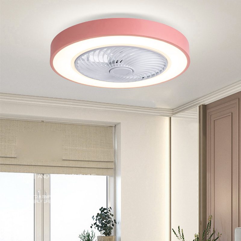 220 V 50 cm Led Stropný Ventilátor Svetlo App Bt Diaľkové Ovládanie 3 Farby Stmievateľné 3 Rýchlosti Vetra Pre Vnútornú Spálňu