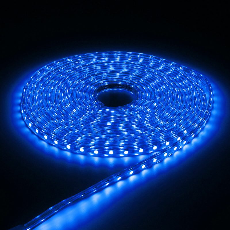 220v 9m 5050 Led Smd Vonkajšie Vodeodolné Flexibilné Páskové Svetlo Na Lano Xmas