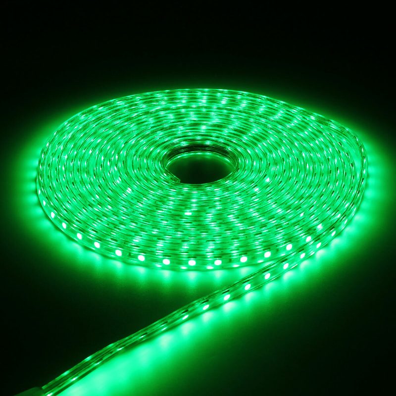 220v 9m 5050 Led Smd Vonkajšie Vodeodolné Flexibilné Páskové Svetlo Na Lano Xmas