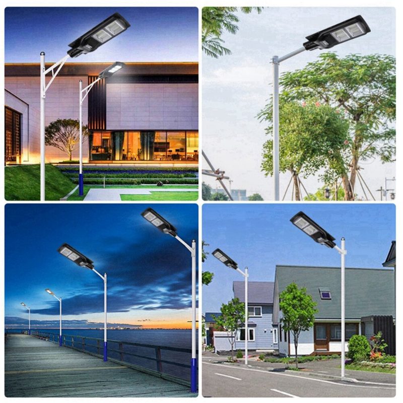 234/468 Led Solárne Pouličné Osvetlenie Vonkajšie Bezpečnostné Svetlo Na Diaľkové Ovládanie Us