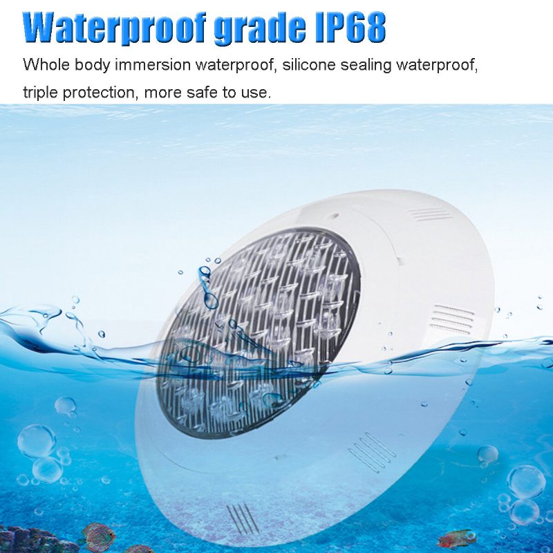 24w/36w 12v Svetlo Do Bazéna Rgb Led Žiarovka Podvodné Dekoračné Svetlá S Diaľkovým Ovládaním Ip68
