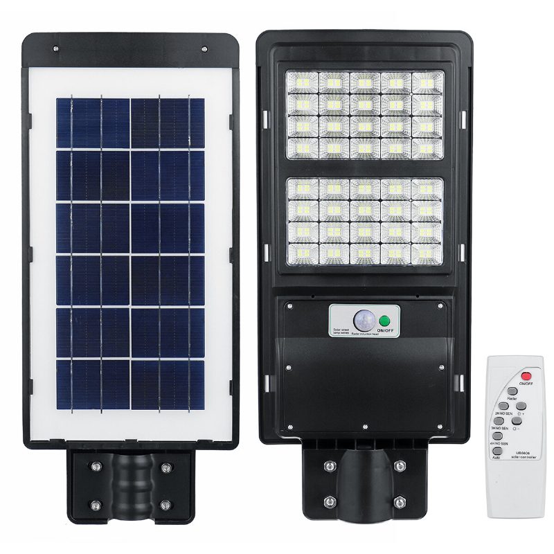 250/450/800w Solárne Led Chladné Biele Pouličné Svetlo Vodotesné Vonkajšie Svietidlo S Diaľkovým Ovládaním