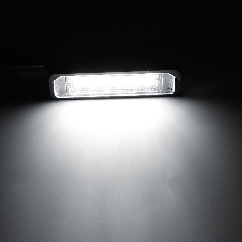 2ks 18 Led Osvetlenie Špz Pre Vw Golf Mk4 Mk5 Mk6 Passat Lupo Polo 9n