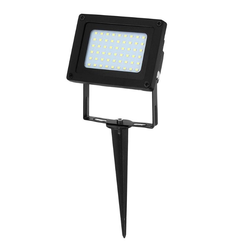 2ks 5w 54 Led Záplavových Svetiel S 1 Solárnym Panelom Vodotesný Svetelný Senzor Solárne Svetlo