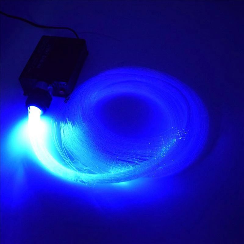 2m 16w Rgb Led Svetelný Motor 24-kľúčové Rf Diaľkové Svetlo Z Optických Vlákien Led S Káblom Z Pmma Na Stropnú Dekoráciu