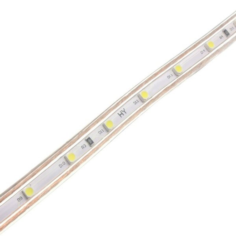 2m 7w Vodotesný Ip67 Smd 3528 120 Led Pásik Svetlo Lana Vianočná Párty Vonkajšie Ac 220v