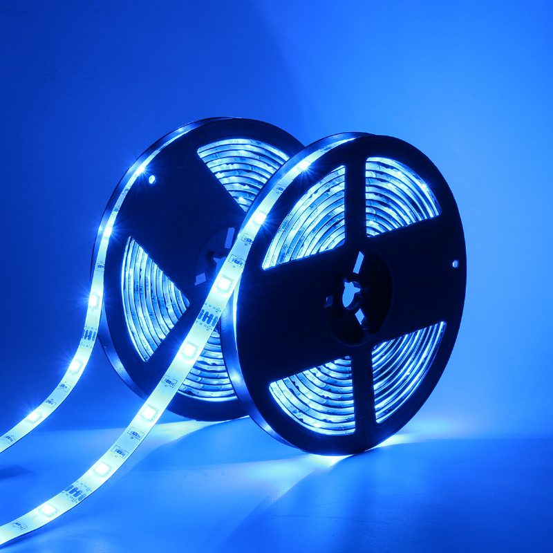 2pcs 5m 5050 Led Pásové Svetlo Rgb Vodotesná Dekoratívna Lampa + Napájací Zdroj + Diaľkové Ovládanie So 44 Kľúčmi Dc12v