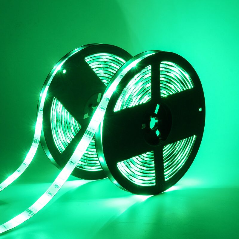 2pcs 5m 5050 Led Pásové Svetlo Rgb Vodotesná Dekoratívna Lampa + Napájací Zdroj + Diaľkové Ovládanie So 44 Kľúčmi Dc12v