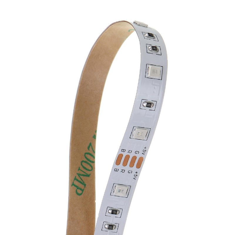 2x5m 2835 Smd Nevodotesný Rgb Led Pásik + 24 Kláves Diaľkové Ovládanie Ktv Hotelový Bar Podsvietenie Domáceho Televízora