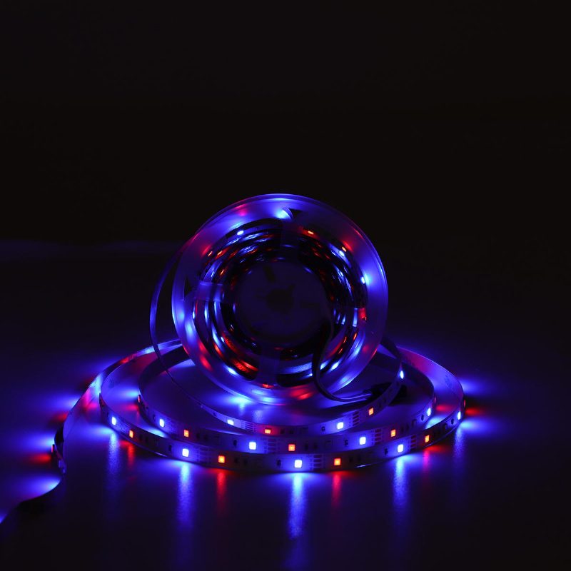 2x5m 2835 Smd Nevodotesný Rgb Led Pásik + 24 Kláves Diaľkové Ovládanie Ktv Hotelový Bar Podsvietenie Domáceho Televízora