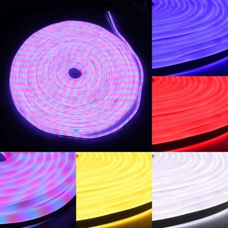30m 2835 Smd Flexibilné Led Mäkké Neónové Svietidlo Na Lano Vianočné Vonkajšie Vodotesné 220v
