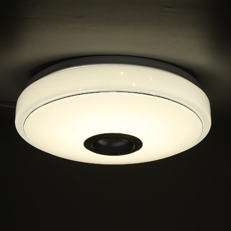 33cm 100w Bluetooth Wifi Led Stropné Svetlo Rgb Hudobný Reproduktor Stmievateľná Lampa App Diaľkové Ovládanie 110-245v