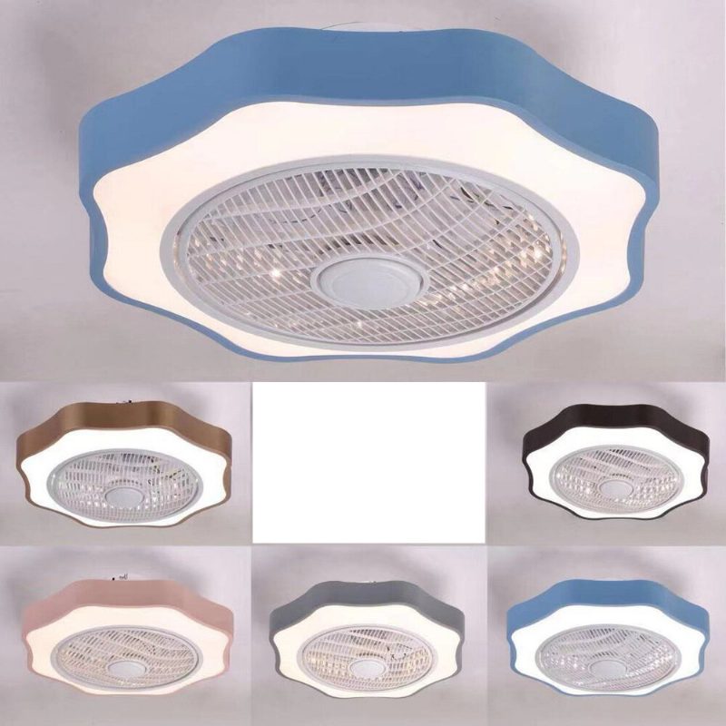 36w 110/220v Stropný Ventilátor S Osvetlením Led Svetlo Plynulé Stmievanie Nastaviteľná Rýchlosť Vetra Diaľkové Ovládanie Bez Batérie Moderné Led Stropné Svietidlo Do Spálne Obývacia Izba Jedáleň