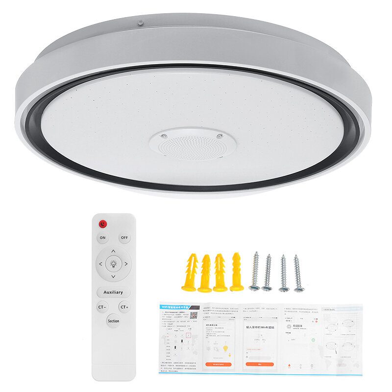 36w/60w 110/220v 40cm Led Rgb Hudobná Stropná Lampa Wifi App Diaľkové Ovládanie Inteligentné Stropné Svietidlo Domácej Spálne