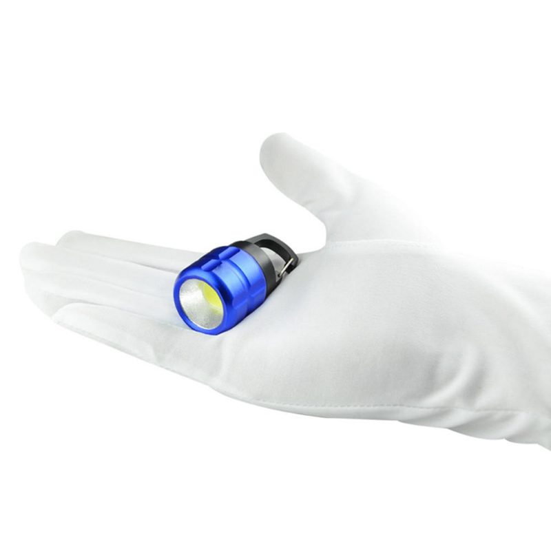 3w Mini Led Vrecková Prenosná Kľúčenka Cob Baterka Camping Light Dc3v