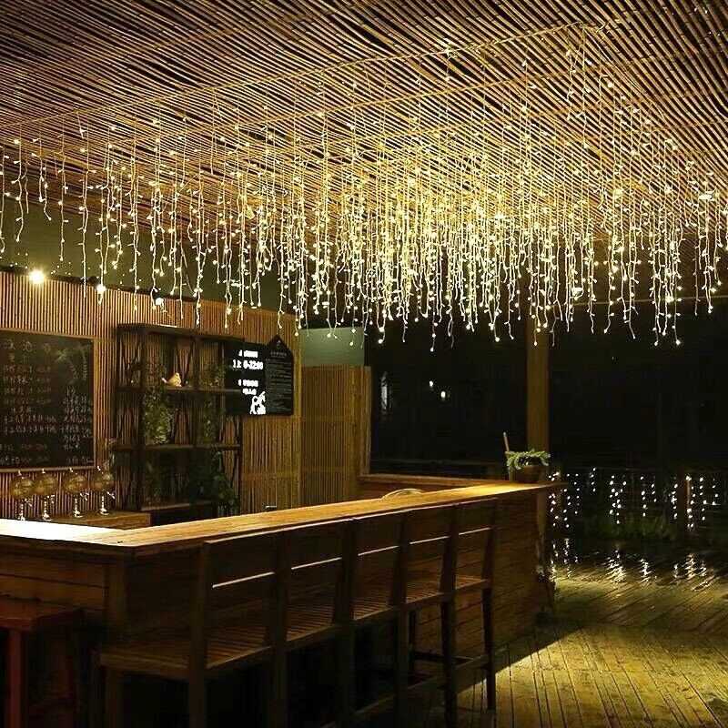 3x10m 1000led Šnúrka Na Záclony Svetlo Vodotesné Rozprávkové Vianočné Svadobné Festival Dekor Au Plug 220v