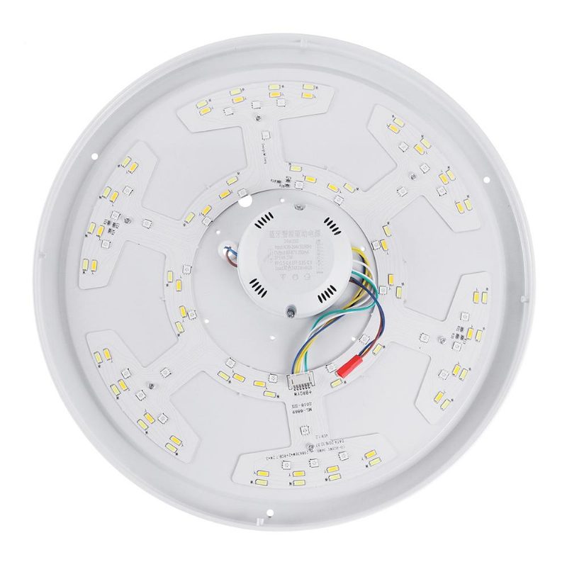 48w 102 Led Rgbw Stropná Lampa Starlight Hudobné Svetlo Bluetooth Salón Spálňa Ovládanie App Ac85-265v