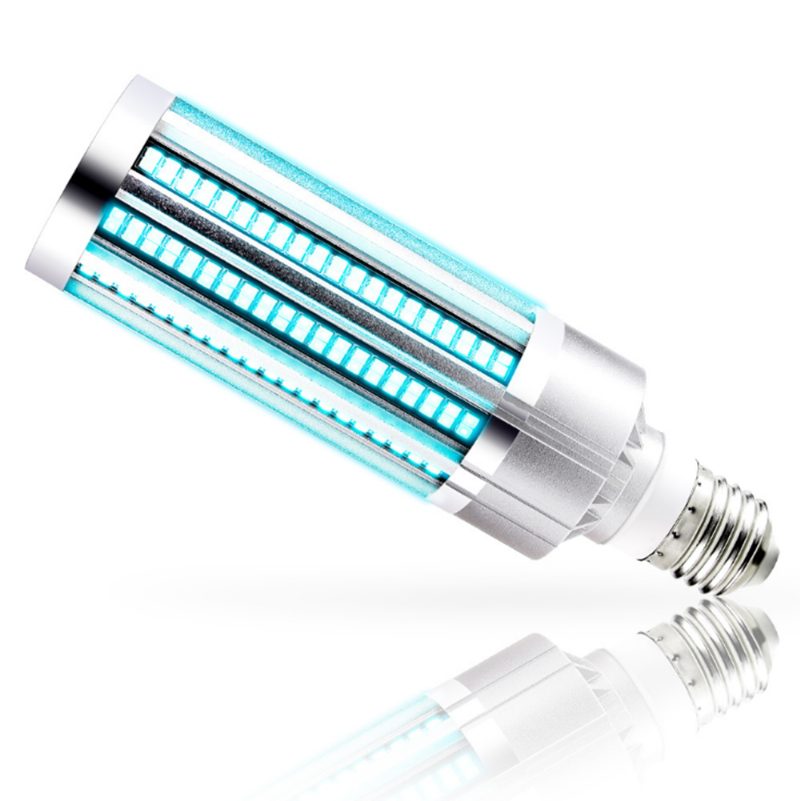 60w 220v Uv Sterilizačná Lampa E27 Led Uvc Žiarovka Diaľkové Ovládanie Dezinfekčné Svetlo Sterilizátor Ozón Zabíja Baktérie Roztoče
