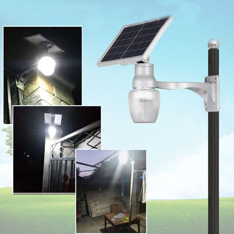 6w Solárne Led Svetelný Senzor Led Bezpečnostné Bodové Svietidlo Nástenné Vonkajšie Záhradné Vodotesné